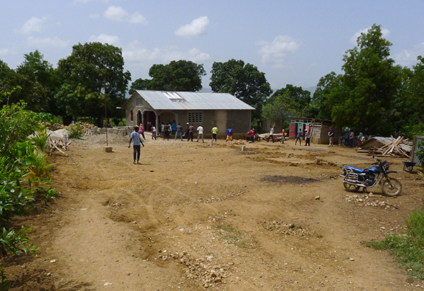 Construction begins on the new Flower of Hope school.